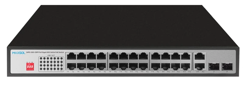 24-Port Long-Range Gigabit Unmanaged PoE Switch, 300W