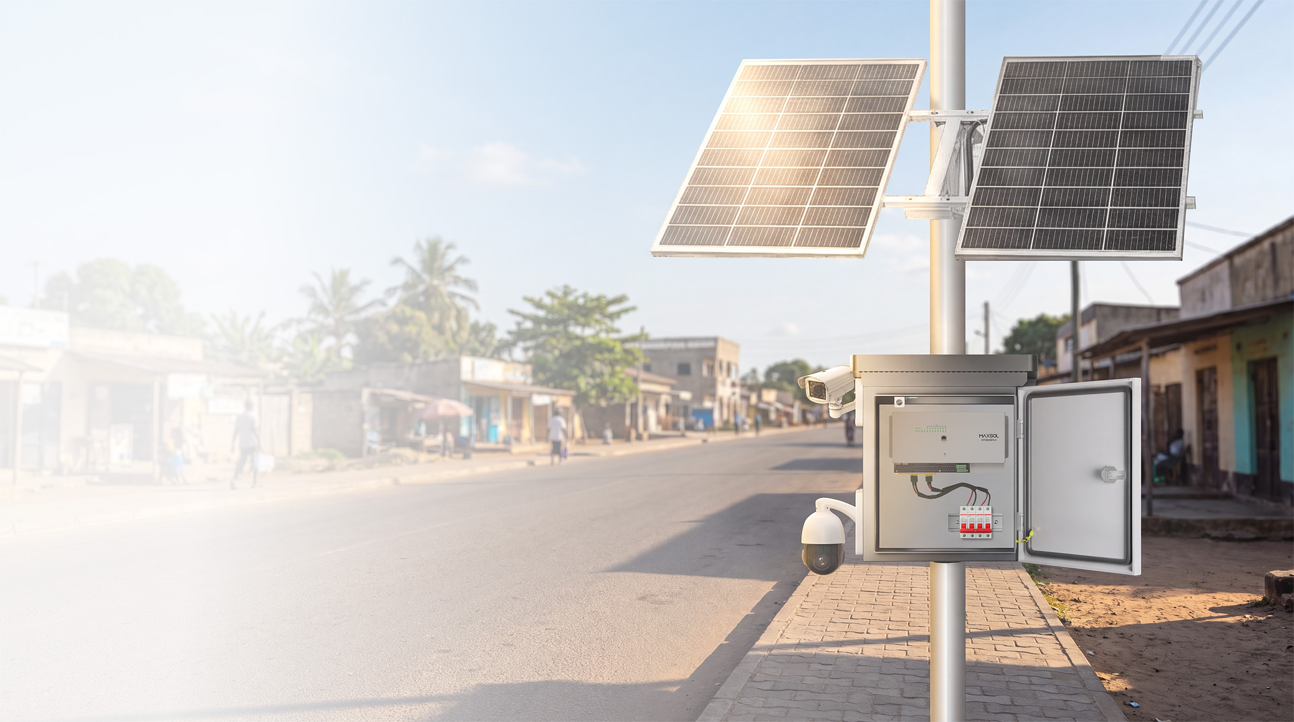 Intelligent Control Solar Power Supply System